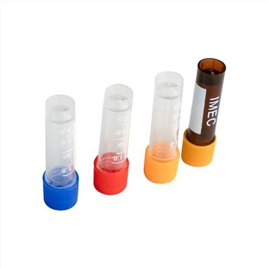 Tiwb Cryovials Cap Sgriw 1ml 1.8ml 4ml Crymlube sefyll graddedig graddedig gyda gasged